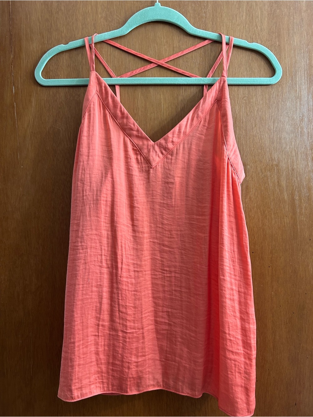 Naked Zebra Coral V-Neck Strappy Cami